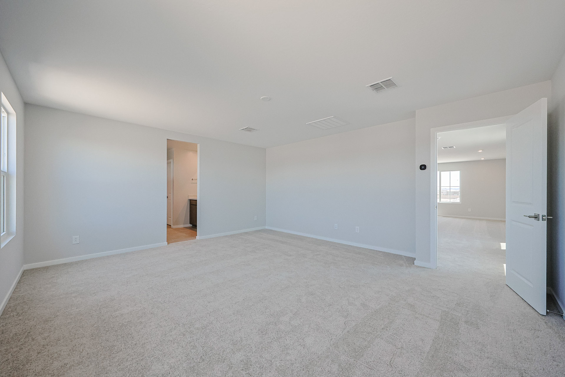 A room with white walls.