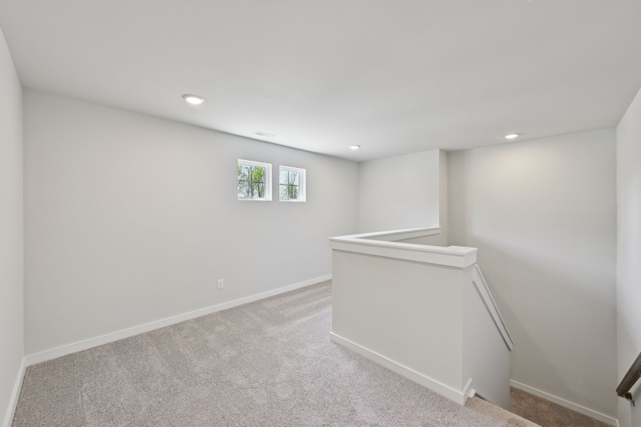 A room with white walls.