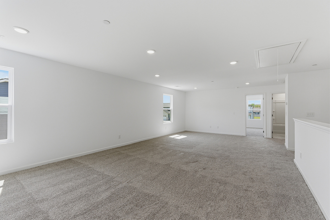 A large empty room.