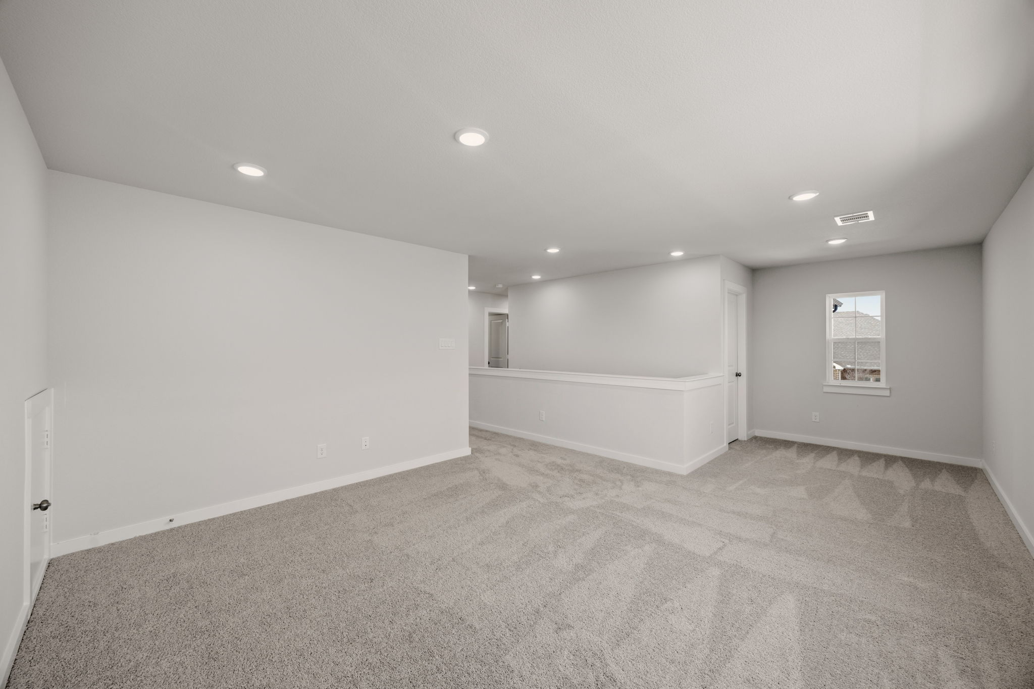 A large empty room.