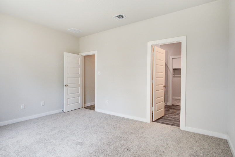 A room with white walls.