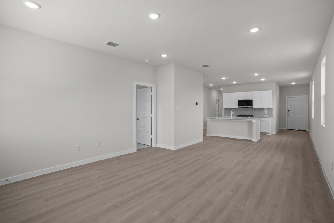 A large empty room.