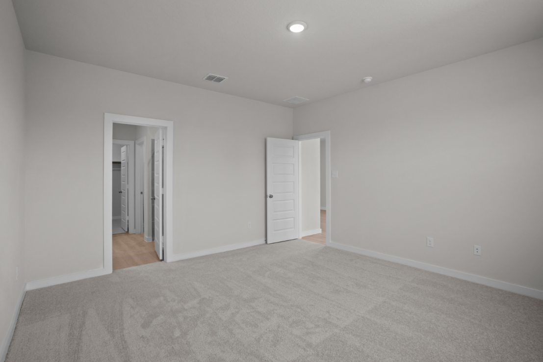 A room with white walls.